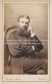 Photograph, Ezra Goulter, Unidentified Shillinglaw Family Male, c.1885