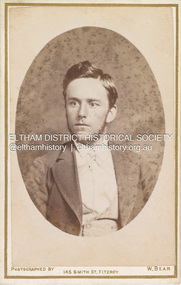 Photograph, W. Bear, Possibly Sarah Ann Shillinglaw’s brother, William Kidd (1853-1901), c.1880
