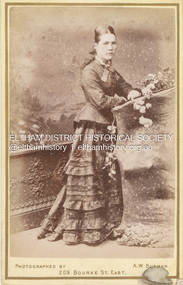 Photograph, A.W. Burman, Either Ann or Elizabeth Shillinglaw (twins), c.1885