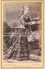 Photograph, A.W. Burman, Either Ann or Elizabeth Shillinglaw (twins), c.1885
