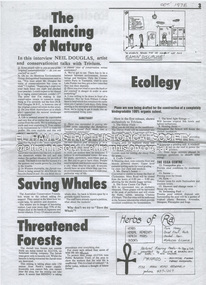 Document - Family File, Toorak Art Gallery, Neil Douglas