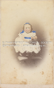 Photograph, Ezra Goulter, Unidentified Shillinglaw Family Child, c.1885