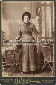 Photograph, Elizabeth Shillinglaw or possibly twin sister Annie in Salvation Army uniform, c.1890