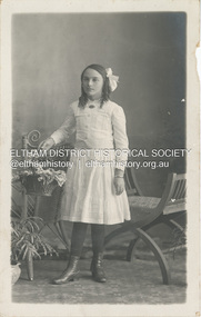 Photograph, Phillip Shillinglaw's neice, May, c.1910
