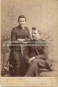Photograph, F.B. Mendelssohn & Co, Elizabeth Shillinglaw and  John Docherty in Salvation Army uniform, c.1890