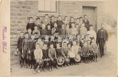 Photograph, Theodor Black, Boy students, Eltham State School No. 209, c.1904