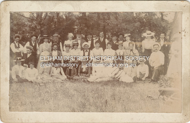 Photograph, A church group at Eltham, c.1910