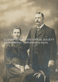 Photograph, Thomas Matthewson & Co, Elizabeth Docherty (nee Shillinglaw) and  John Docherty, c.1905