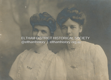 Photograph, Stewart & Co, Elizabeth and Mary Shillinglaw, c.1908