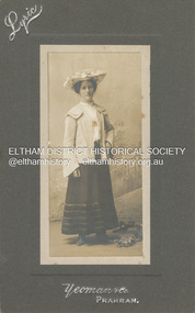Photograph, Yeoman and Co, Florence May Shillinglaw, c.1906