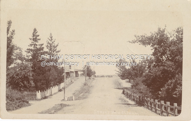 Photograph, Street view, Eltham, c.1907