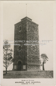 Photograph, Studios Ltd, Shire of Eltham Soldiers' War Memorial Unveiled 11-11-26, 1926