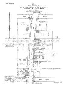 Document - Survey Plan, Country Roads Board, SP 6800, Eltham-Yarra Glen Road; Bridge St to Henry St, 1958