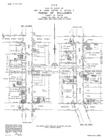 Document - Survey Plan, Country Roads Board, SP 6801, Eltham-Yarra Glen Road; Brougham St to Bridge St, 1958