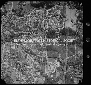 Photograph - Aerial Photograph, Landata, Eltham; Crown Allotment 15, Section 5, Parish of Nillumbik (Stokes Orchard Estate), Feb. 1979