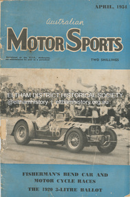 Journal - Magazine, Wylie Publishing Co. Pty. Ltd, Australian Motor Sports, April, 1954