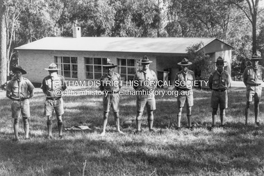 Photograph - Black and White Print, Lewis Tulk, Stage IV Scout Leader Training course, Gillwell Park, Gembrook, Vic, c.1960
