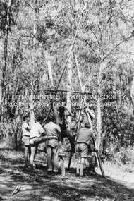Photograph - Black and White Print, Lewis Tulk, Stage IV Scout Leader Training course, Gillwell Park, Gembrook, Vic, c.1960