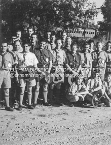 Photograph - Black and White Print, Lewis Tulk, Yarra Batman Area Scout Stage III training at 1st Eltham Scout Hall, Youth Road, Eltham, c.1980