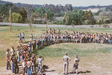 Photograph - Colour Print, Lewis Tulk, Eltham District Scout Camp, Eltham Town Park, c.1982