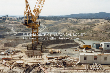 Photograph - Colour Print, Lewis Tulk, Construction Winneke Reservoir and treatment plant / Melbourne and Metropolitan Board of Works, c.1981