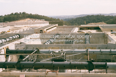Photograph - Colour Print, Lewis Tulk, Construction Winneke Reservoir and treatment plant / Melbourne and Metropolitan Board of Works, c.1981