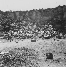 Photograph - Black and White Print, Lewis Tulk, Paramount Quarry Company, Epping, c.May 1957