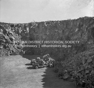 Photograph - Negative, Lewis Tulk, Paramount Quarry Company, Epping, 9 May 1957
