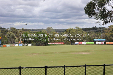 Photograph, Barry Philp, View towards Eltham from Research Oval, c.2013