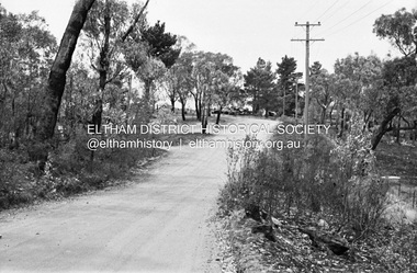 Photograph, Barry Philp, At top of Ingrams Road,  Research; shortly after the 1968-1969 fire, c.1969