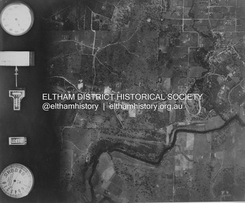 Photograph - Aerial Photograph, Landata, Eltham and Lower Plenty, Nov. 1931