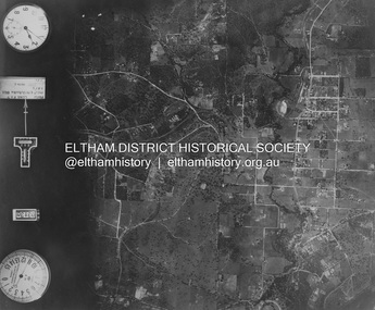 Photograph - Aerial Photograph, Landata, Eltham and Montmorency, Nov. 1931
