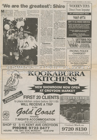 Newspaper - Advertising, The Advertiser, Nillumbik Festival In Pictures; pp5-7, November 14, 1995