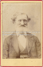Photograph - Cabinet Photograph, Ezra Goulter, Unidentified older male, possibly an Ingram family member, c.1880