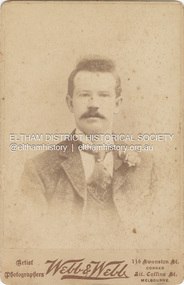 Photograph - Cabinet Photograph, Webb & Webb Artist Photographers, Albert Key, c.1895