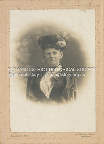 Photograph - Panel Photograph, F.B. Mendelssohn & Co, Possibly Jane Key, c.1896