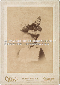 Photograph - Panel Photograph, Eden Photo Studios, Christina Key, 1898