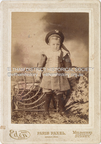 Photograph - Panel Photograph, Eden Photo Studios, George Frederick Harless, 1898