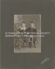 Photograph - Panel Photograph, F.B. Mendelssohn & Co, Colin and Robbie Key, c.1909