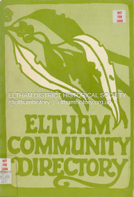 Book, Cressy Street Playgroup, Eltham Community Directory, 1981