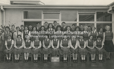Photograph, Classic Photos, Form 3A, Eltham High School, 1960