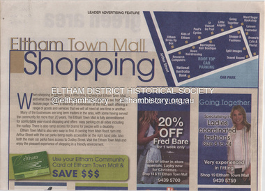 Document - Property Binder, Eltham Mall, 10-18 Arthur Street, Eltham