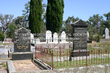 Photograph - Digital Photograph, Alan King, Cameron family graves, Kangaroo Ground Cemetery, Eltham-Yarra Glen Road, Kangaroo Ground, 28 January 2008