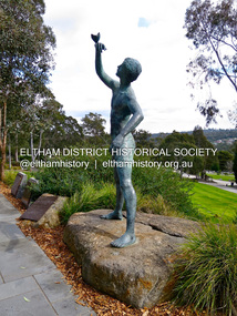 Photograph - Digital Photograph, Jim Connor, Young Man Awakening, Matcham Skipper 2008, Eltham Cemetery, Mount Pleasant Road, Eltham, 24 August 2015