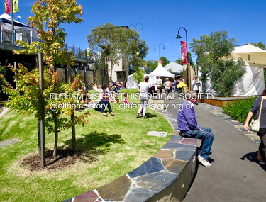 Photograph - Digital Photograph, Jim Connor, Eltham Town Square, Commercial Place, Eltham, 25 February 2017