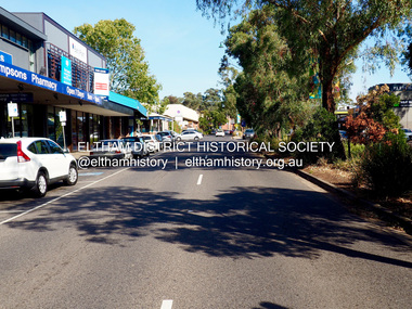 Photograph - Digital Photograph, Jim Connor, Main Road, Eltham looking south towards Arthur Street, 18 April 2018