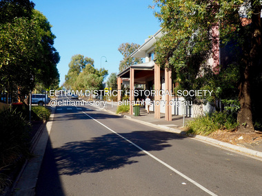 Photograph - Digital Photograph, Jim Connor, View looking up Pryor Street from Main Road, Eltham, 18 April 2018
