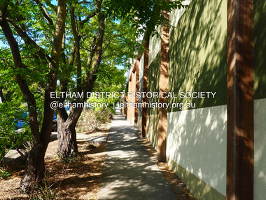 Photograph - Digital Photograph, Jim Connor, View looking west along Luck Street from near Commercial Place,. Eltham, 18 April 2018