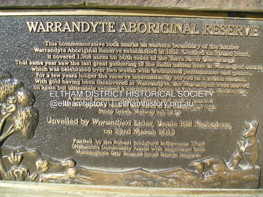 Photograph, Fay Bridge, Eastern boundary of former Warrandyte Aboriginal Reserve, North Warrandyte, 7 November 2016