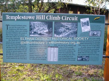 Photograph, Templestowe Hill Climb Circuit, 4 July 2018